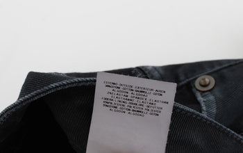 Blue Cotton Stretch Baggy Relax Jeans Cavalli