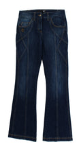 Blue Cotton Stretch Low Waist Jeans Cavalli