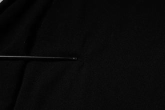Dolce & Gabbana Black Logo Wool Crew Neck Pullover Sweater
