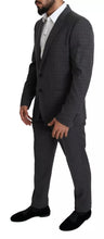 Dolce & Gabbana Gray Wool Men Formal 2 Piece MARTINI Suit