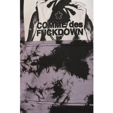 Comme Des Fuckdown Gray Cotton Men Sweater with Hood