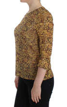 Multicolor Mosaic Print Silk Blouse T-shirt Dolce & Gabbana