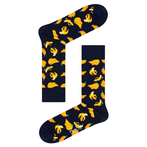Happy Socks Black Cotton Sock
