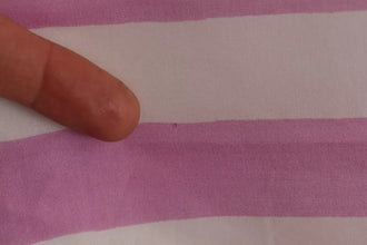 Dolce & Gabbana Pink White Striped Cotton Wrap Shawl Scarf