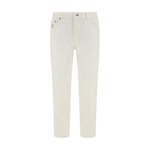 Jeans with turn-up hem Brunello Cucinelli