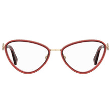 Moschino Burgundy Metal Frames
