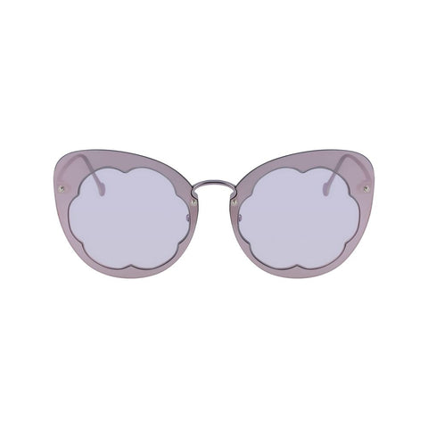 Salvatore Ferragamo Purple Metal Sunglasses