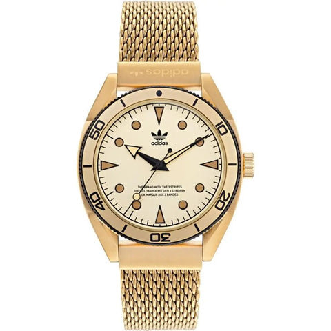 Gold Stainless Steel Watch Adidas