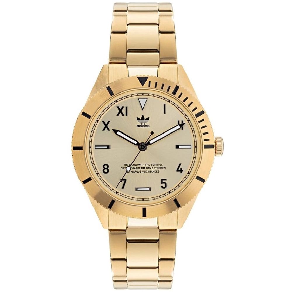 Adidas Gold Stainless Steel Bracelet Watch