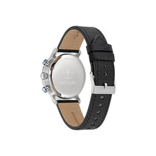 Black Leather Watch Adidas