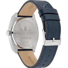 Blue Leather Watch Adidas