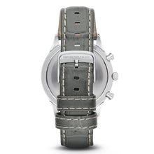 Green Leather Watch Armani
