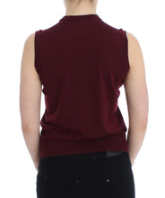 Red Sleeveless Crewneck Vest Pullover Dolce & Gabbana