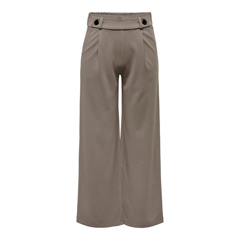 Jacqueline De Yong Brown Polyester Pant