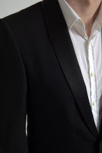 Dolce & Gabbana Black Wool Single Breasted MARTINI Blazerclothing