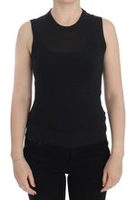 Black Sleeveless Crewneck Vest Pullover Dolce & Gabbana