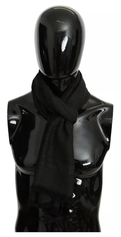 Dolce & Gabbana Green Brown Wrap Cashmere Shawl Scarf