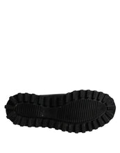 Dolce & Gabbana Black DG Logo Horse Sock Ankle Boots Shoes