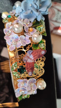 Gold Crystal Purple Hortensia Headband Crown Diadem Dolce & Gabbana
