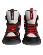 Multicolor Leather High Top Sneakers Shoes Dolce & Gabbana