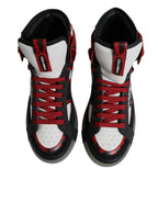 Multicolor Leather High Top Sneakers Shoes Dolce & Gabbana