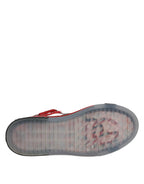 Multicolor Leather High Top Sneakers Shoes Dolce & Gabbana