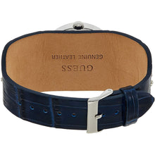 Blue Leather Watch Guess