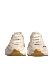 Dolce & Gabbana White Gold Daymaster Low Top Sneakers Shoes