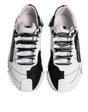 Dolce & Gabbana White Black NS1 Low Top Sneakers Shoes