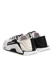 Dolce & Gabbana White Black NS1 Low Top Sneakers Shoes