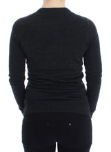 Gray Wool Button Cardigan Sweater Dolce & Gabbana