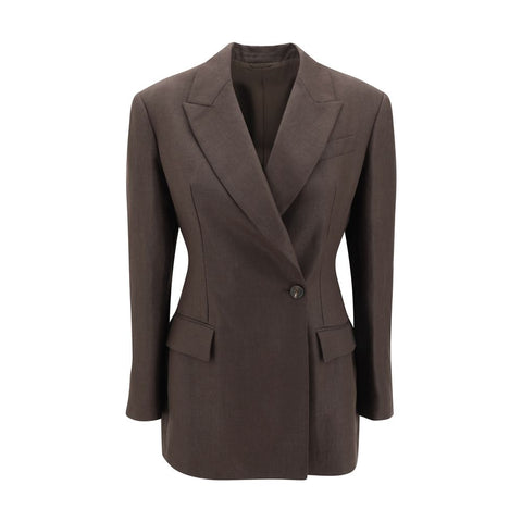 Linen Blazer Jacket Brunello Cucinelli