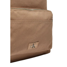 Beige Recycled Polyester Backpack Calvin Klein Jeans