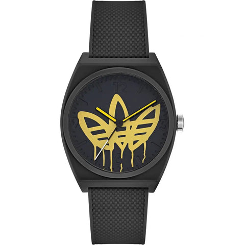 Black Synthetic Watch Adidas