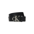 Calvin Klein Jeans Black Leather Regular Belt