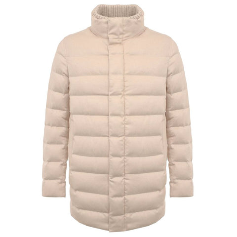 Herno Beige Cashmere Men Jacket