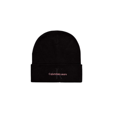 Calvin Klein Jeans Black Cotton Caps Baseball Hat