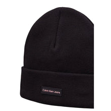 Calvin Klein Jeans Black Recycled Polyester Caps Baseball Hat