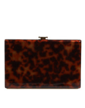 Dolce & Gabbana Brown Leather Clutch Evening Crossbody Bag