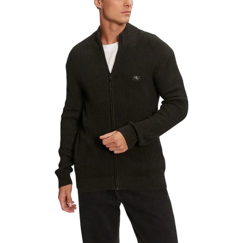 Black Cotton Cardigan Calvin Klein Jeans