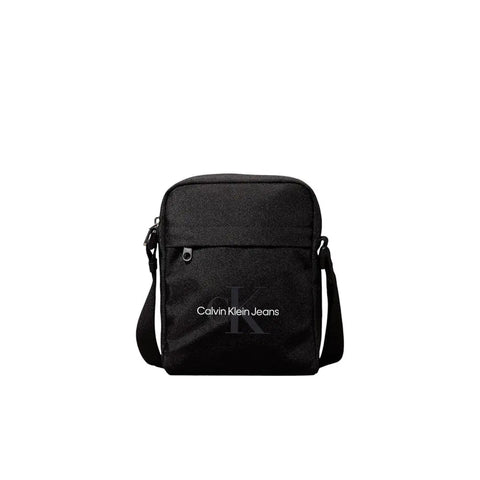 Black Recycled Polyester Messenger Bag Calvin Klein Jeans