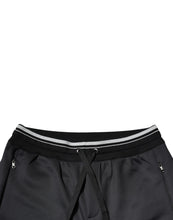 Dolce & Gabbana Black Polyester Logo Jogger Pants