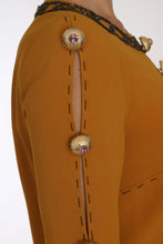Brown Mini  Crystal Embellished Dress Dolce & Gabbana