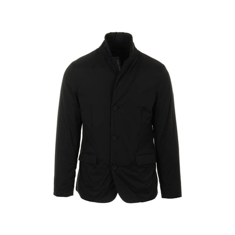 People Of Shibuya Black Polyester Jackets & Coat