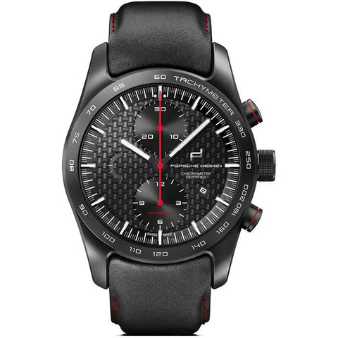 Black Leather Watch Porsche Design