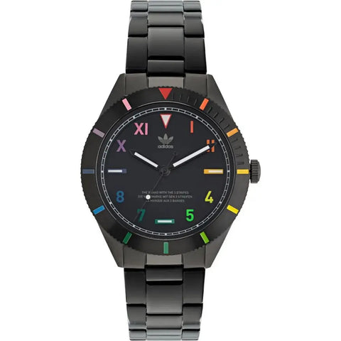 Black Stainless Steel Watch Adidas