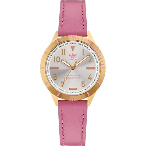Multicolor Leather Watch Adidas