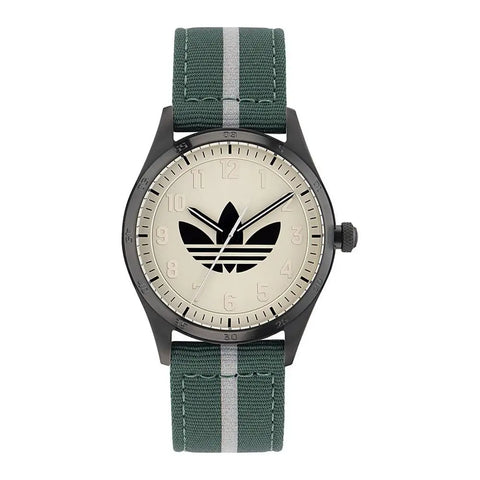 Green Fabric Watch Adidas