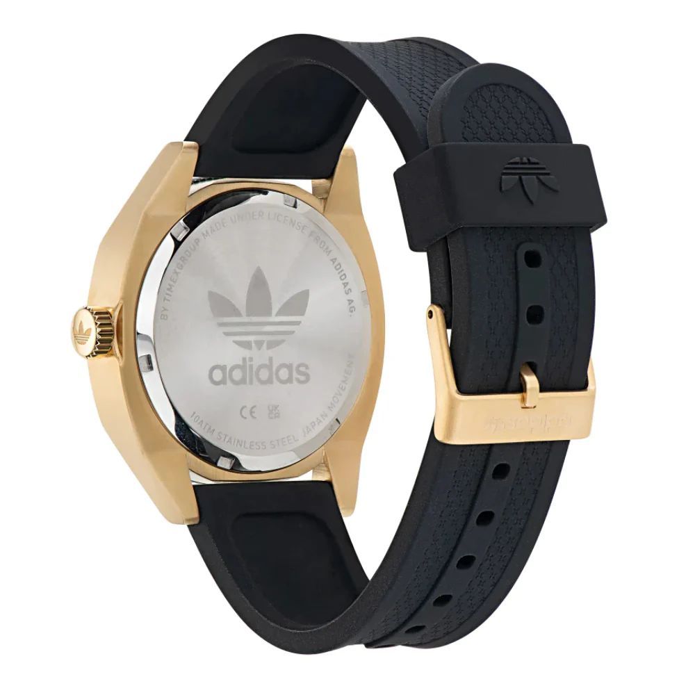 Adidas Black Synthetic Dress Watch