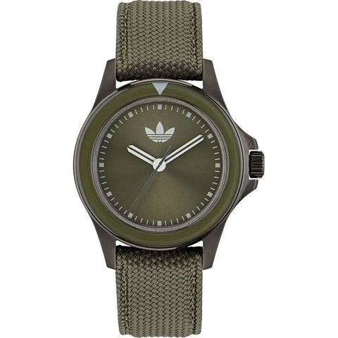 Green Fabric Watch Adidas